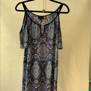 Womens Paisley Dress.  Size 12